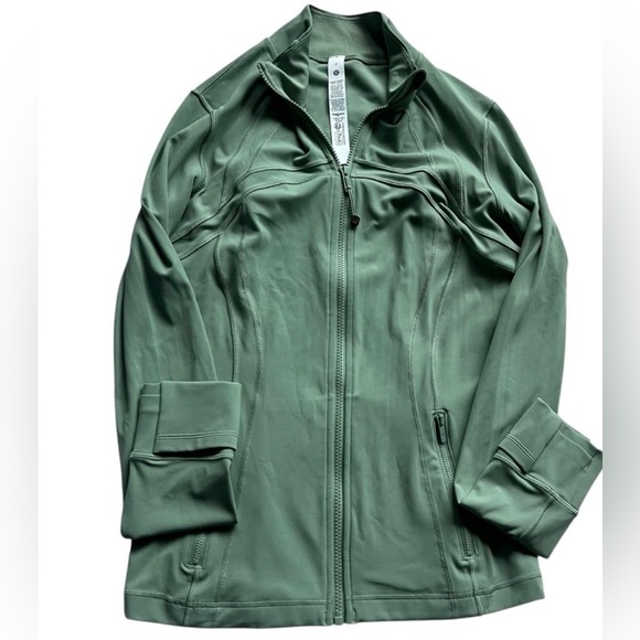 Lululemon Define Jacket Nulu in Desert Green Size 12 - Picture 7 of 13